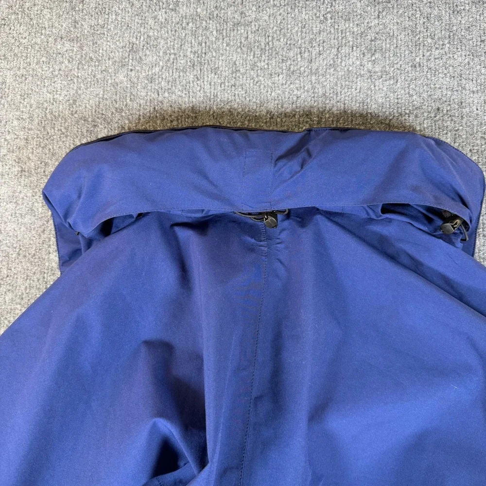 TravelSmith Gore-Tex Rain Jacket Mens XL Blue Sportif Waterproof Hooded Shell